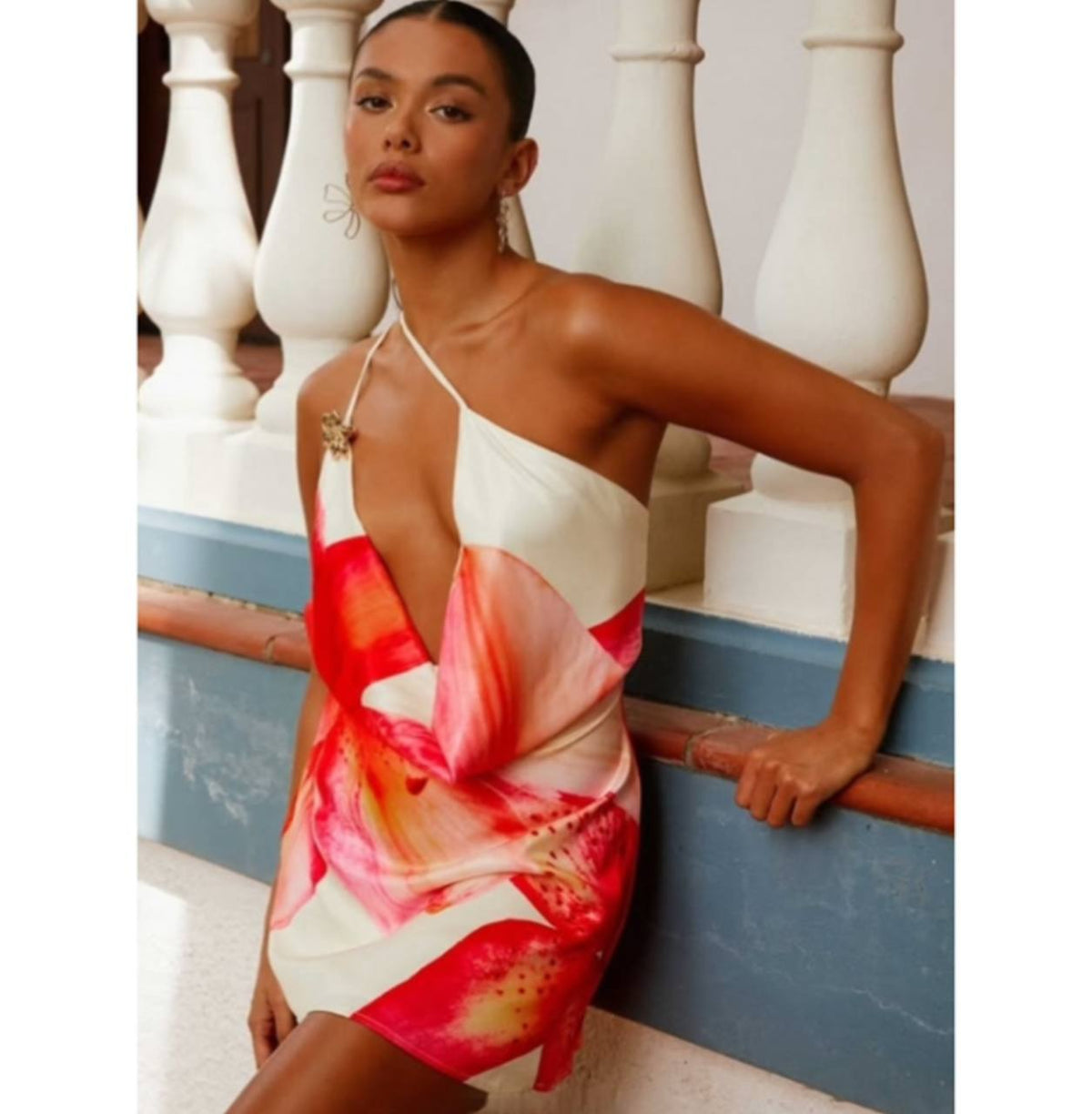 Magnolia Halter Mini Dress